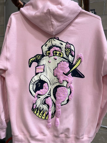 (Jab X Project ice cream skull pink