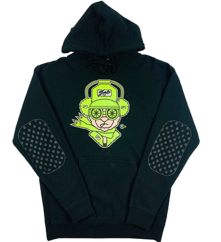 Safety green pilot hoodie