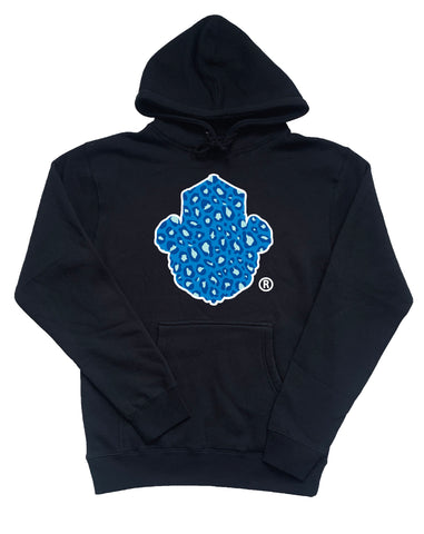 Blue  leopard logo 3